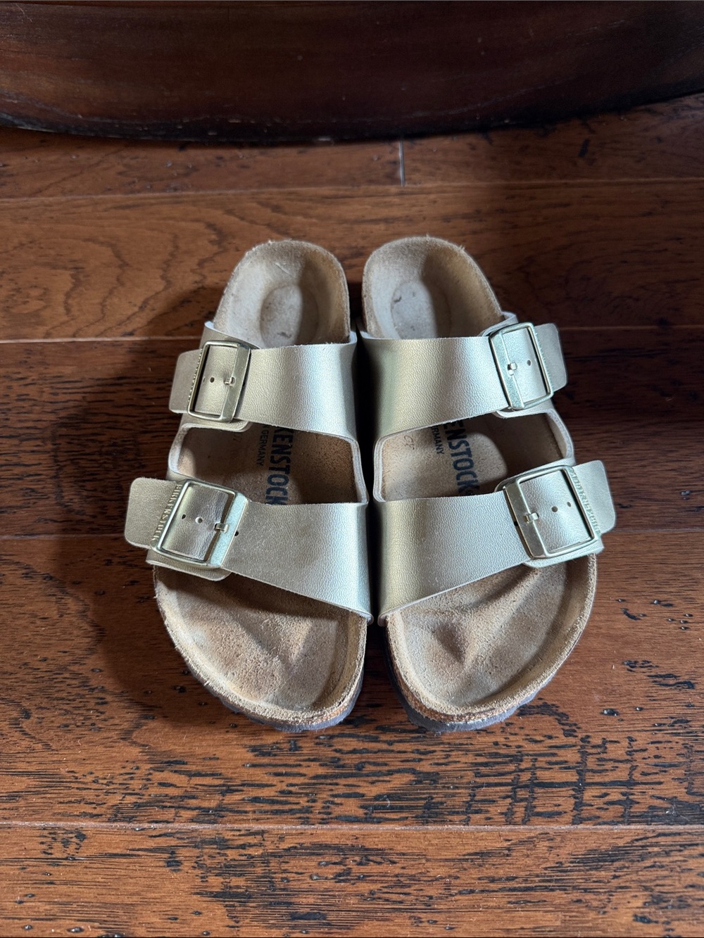 Birkenstocks gold